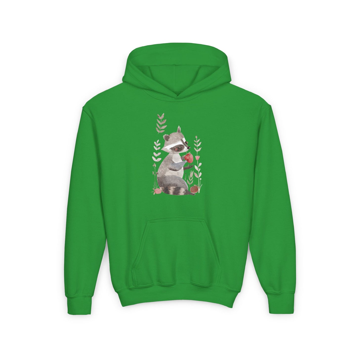 Kids Raccoon Eating Strawberry Hoodie – Cozy & Stylish Sweatshirt