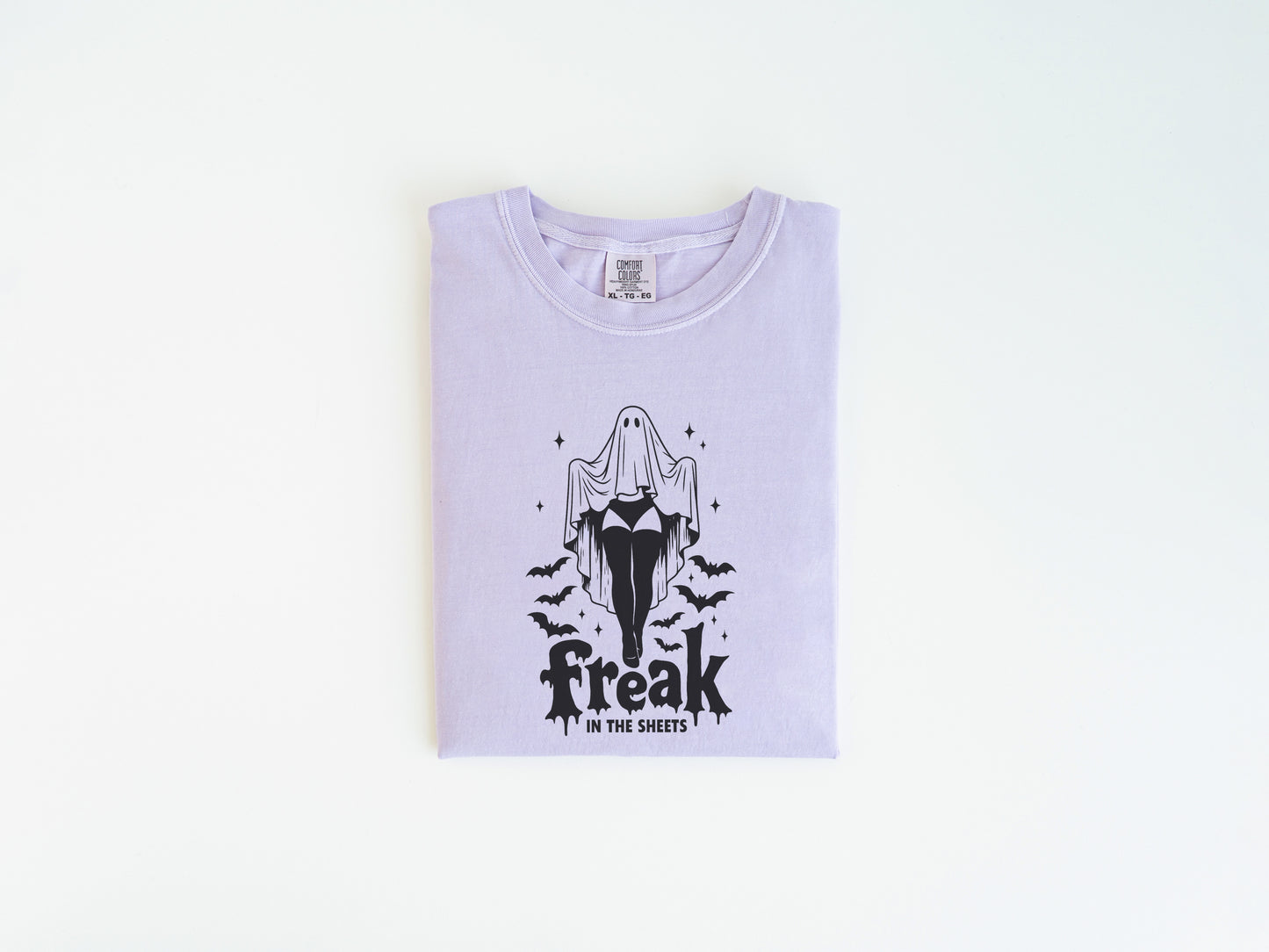 Freak in the Sheets Shirt – Funny Halloween Tee with Sexy Ghost Graphic