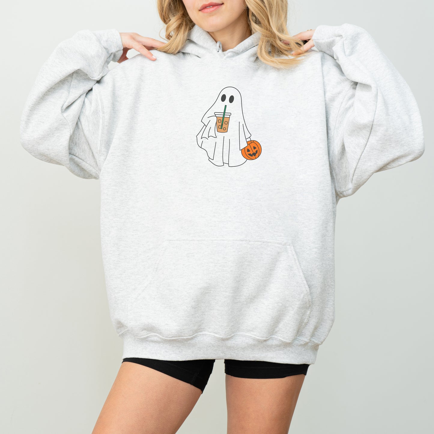 Ghost Halloween Hoodie – Cute Fall Graphic Pullover