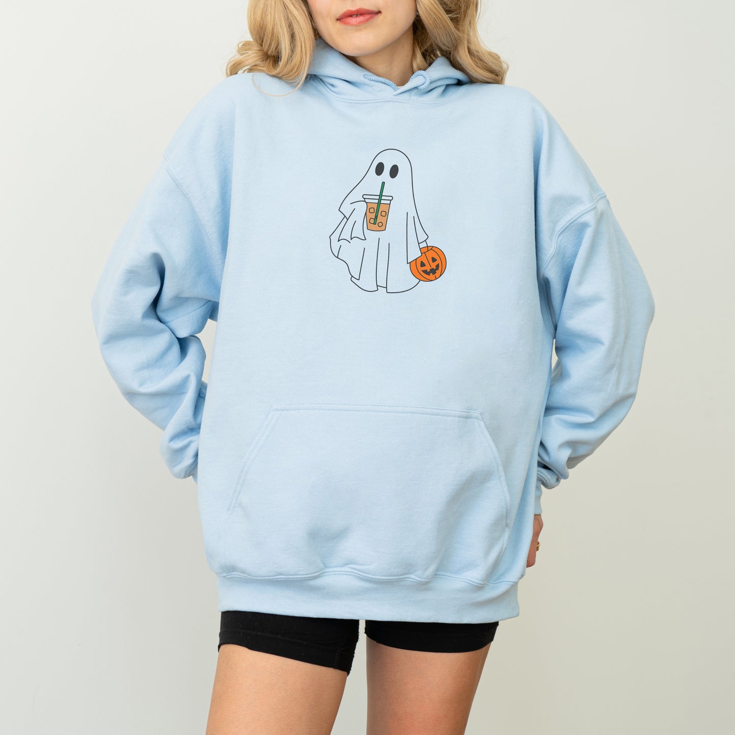 Ghost Halloween Hoodie – Cute Fall Graphic Pullover