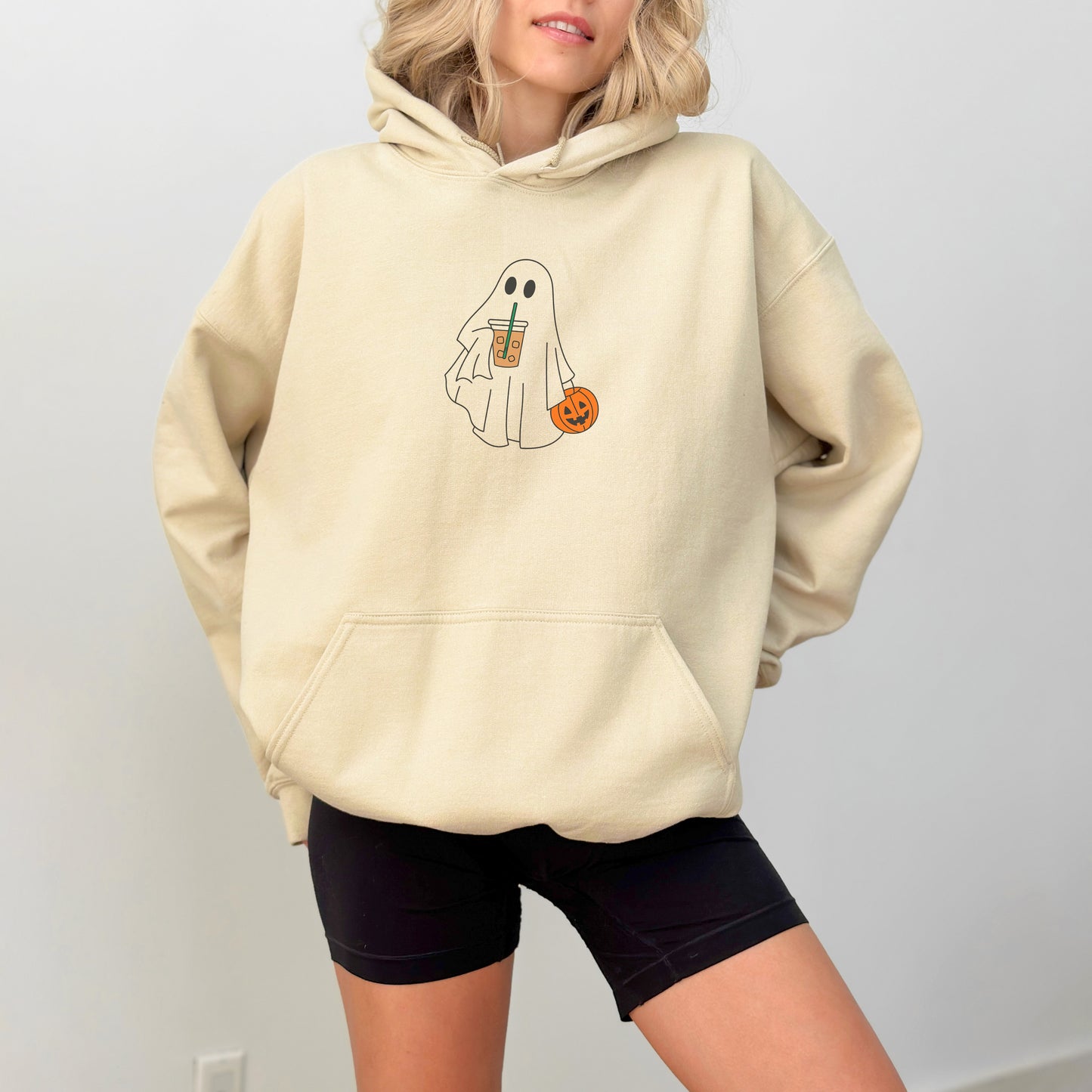 Ghost Halloween Hoodie – Cute Fall Graphic Pullover