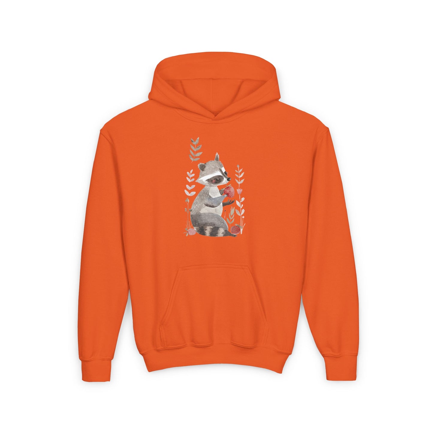 Kids Raccoon Eating Strawberry Hoodie – Cozy & Stylish Sweatshirt