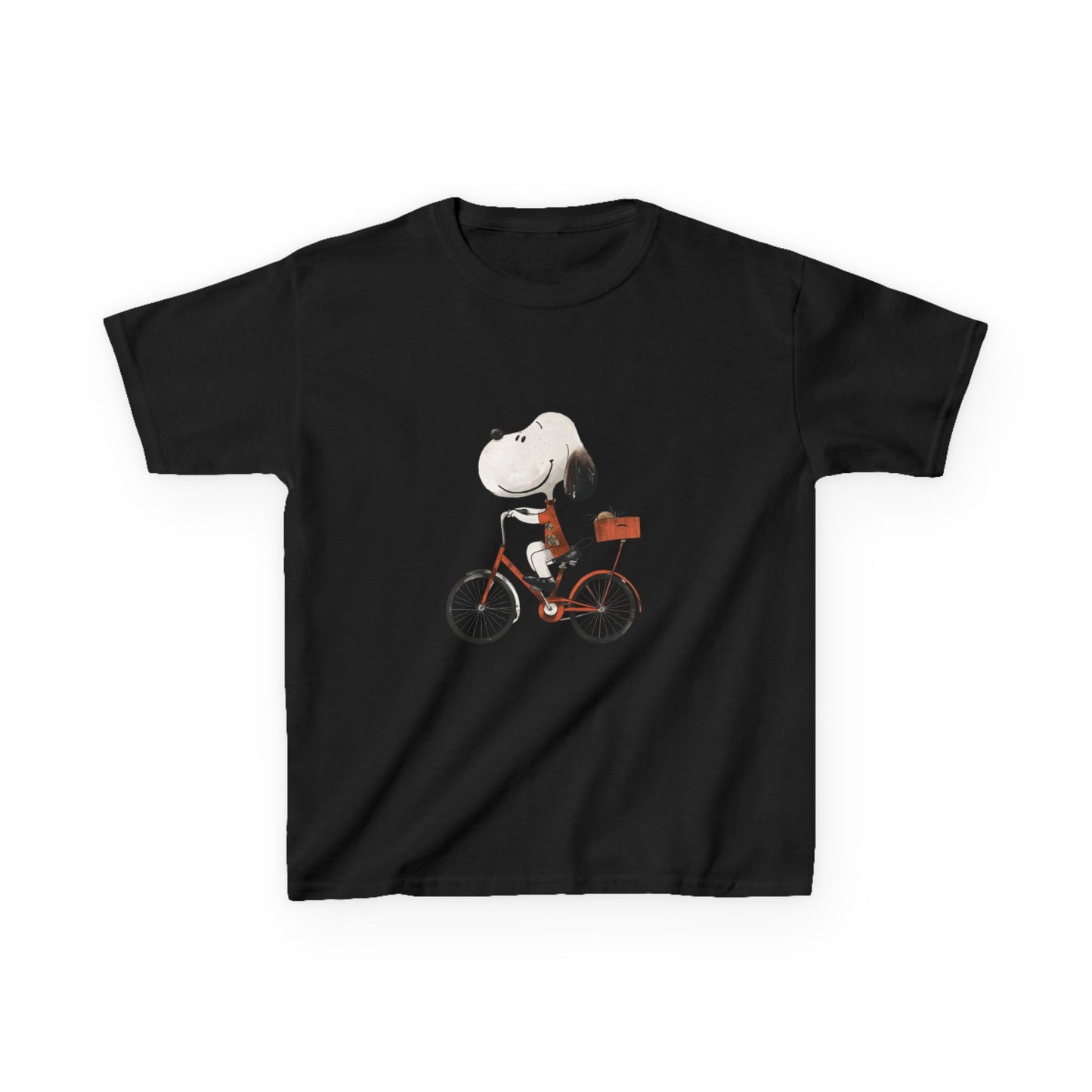 Kids' Snoopy Riding a Bike T-Shirt – Fun & Playful Design