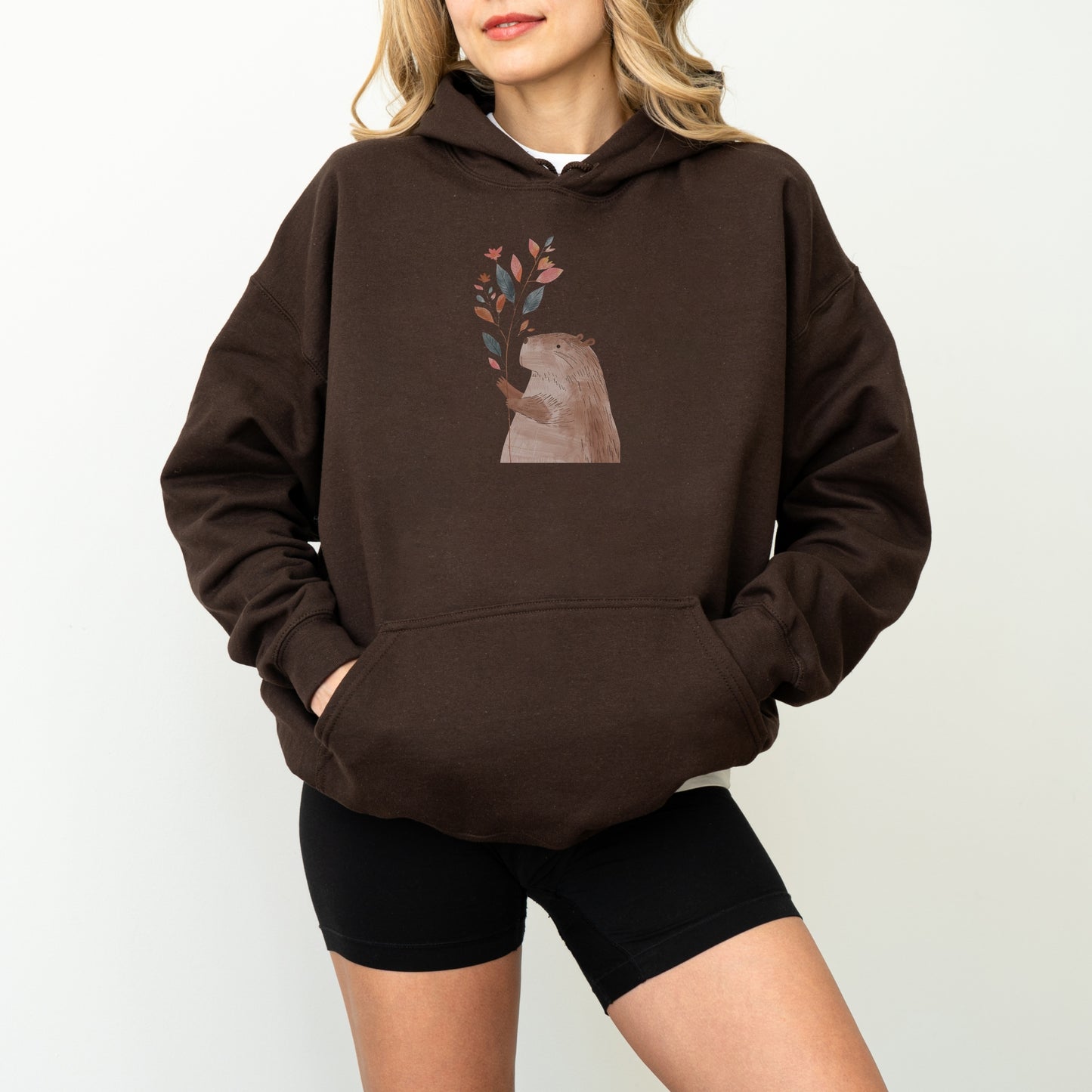 Capybara Cozy Hoodie - Unisex Heavy Blend Hooded Sweatshirt