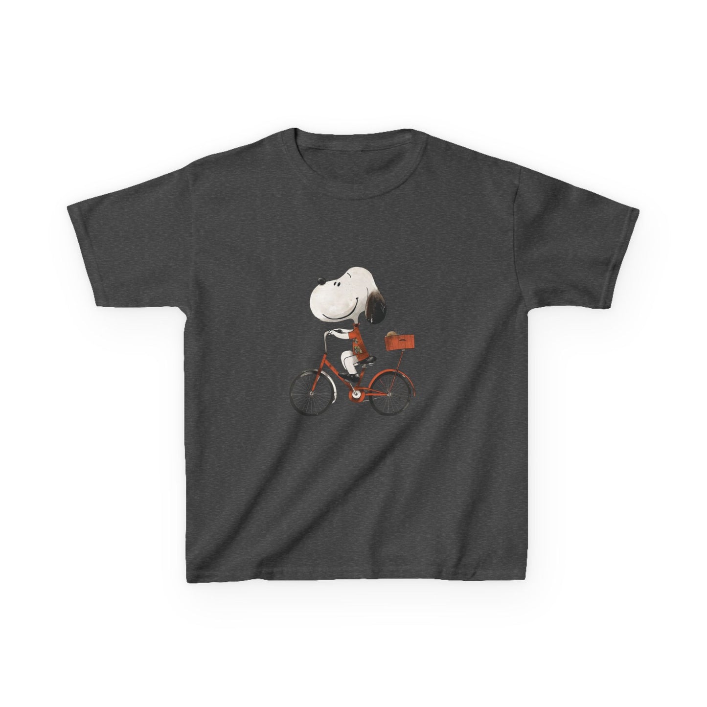 Kids' Snoopy Riding a Bike T-Shirt – Fun & Playful Design