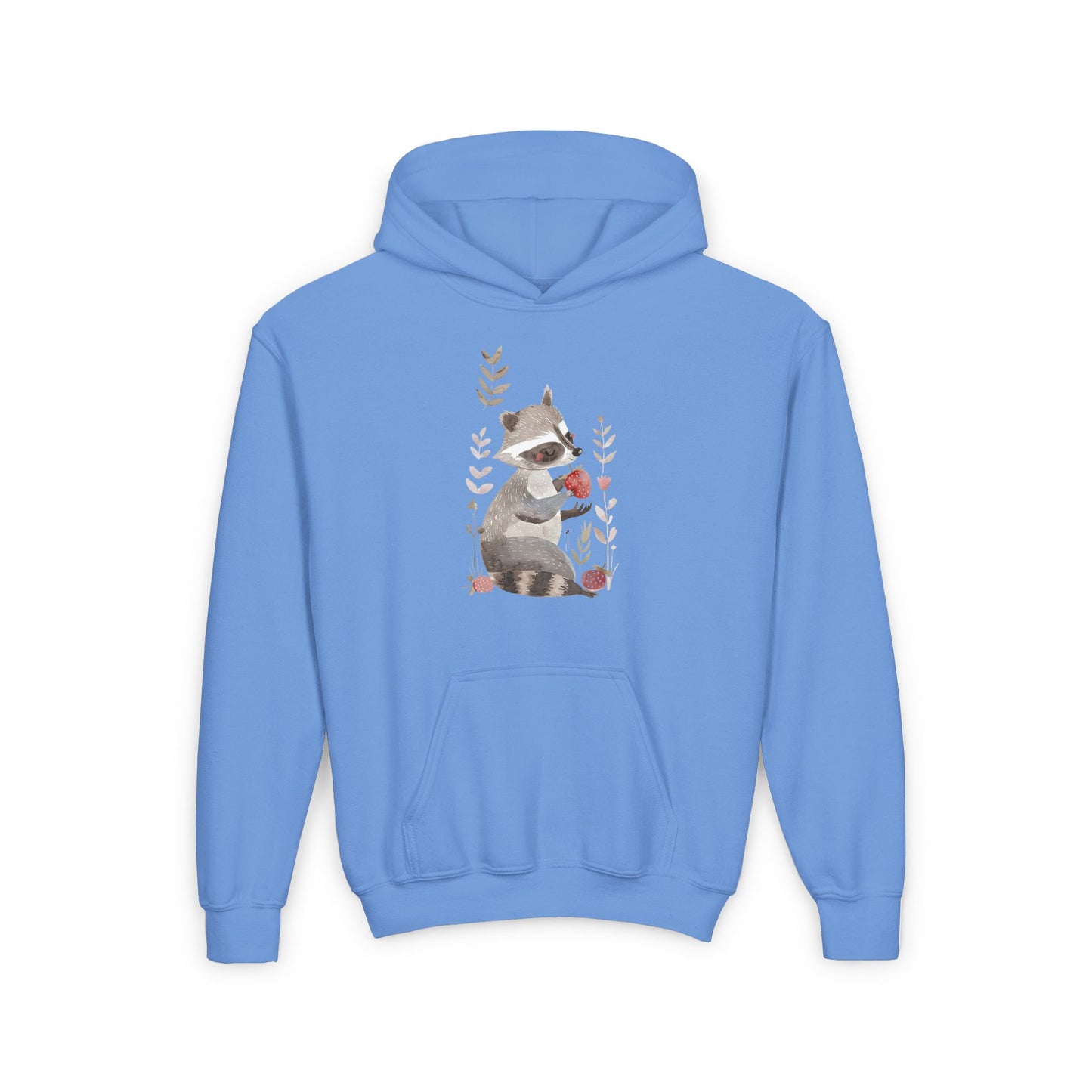 Kids Raccoon Eating Strawberry Hoodie – Cozy & Stylish Sweatshirt