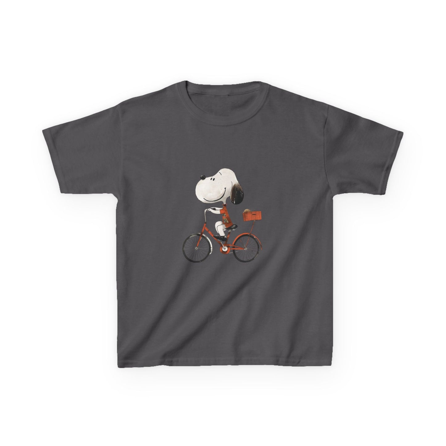 Kids' Snoopy Riding a Bike T-Shirt – Fun & Playful Design