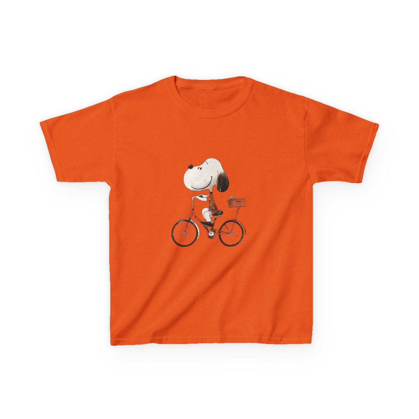 Kids' Snoopy Riding a Bike T-Shirt – Fun & Playful Design