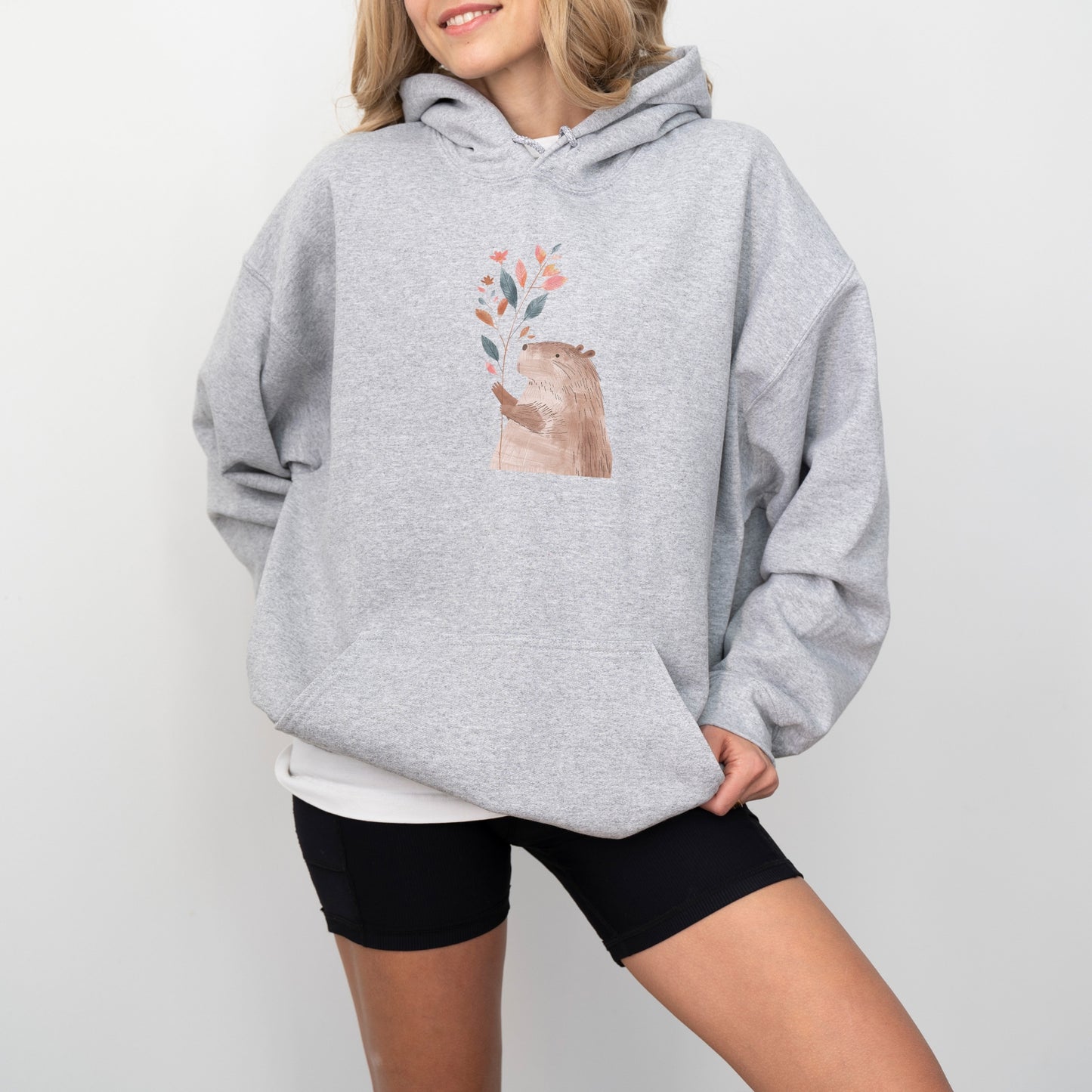 Capybara Cozy Hoodie - Unisex Heavy Blend Hooded Sweatshirt