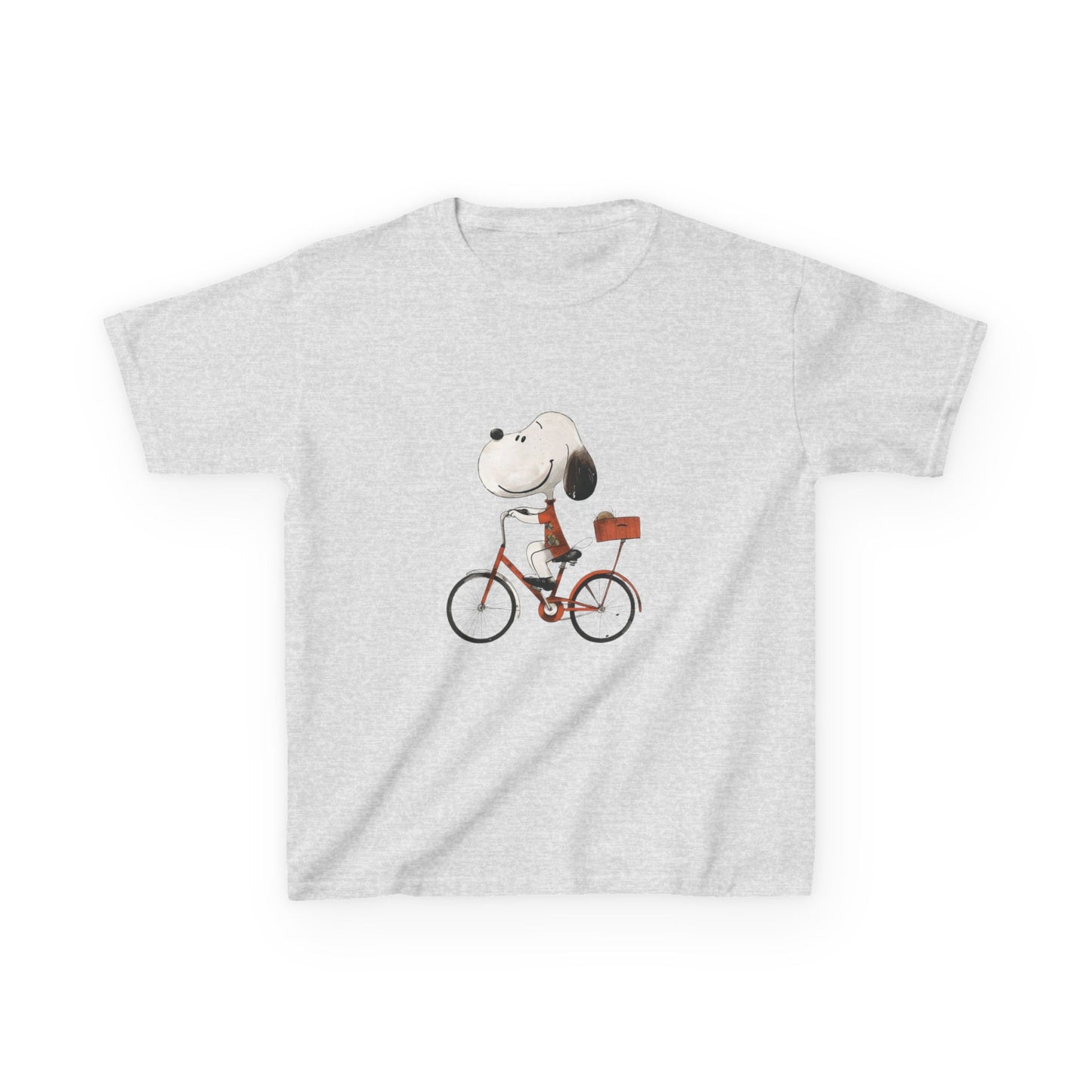 Kids' Snoopy Riding a Bike T-Shirt – Fun & Playful Design