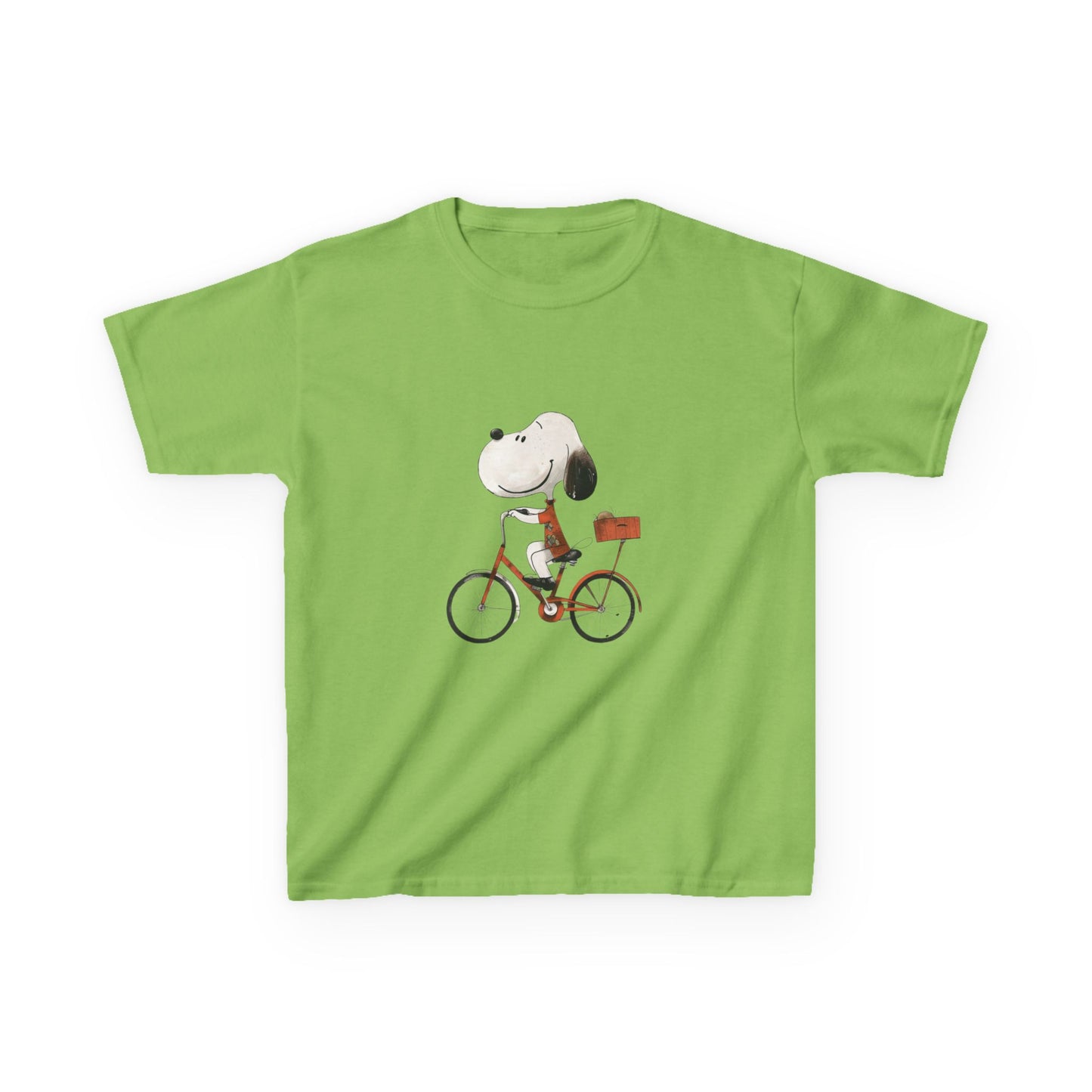 Kids' Snoopy Riding a Bike T-Shirt – Fun & Playful Design