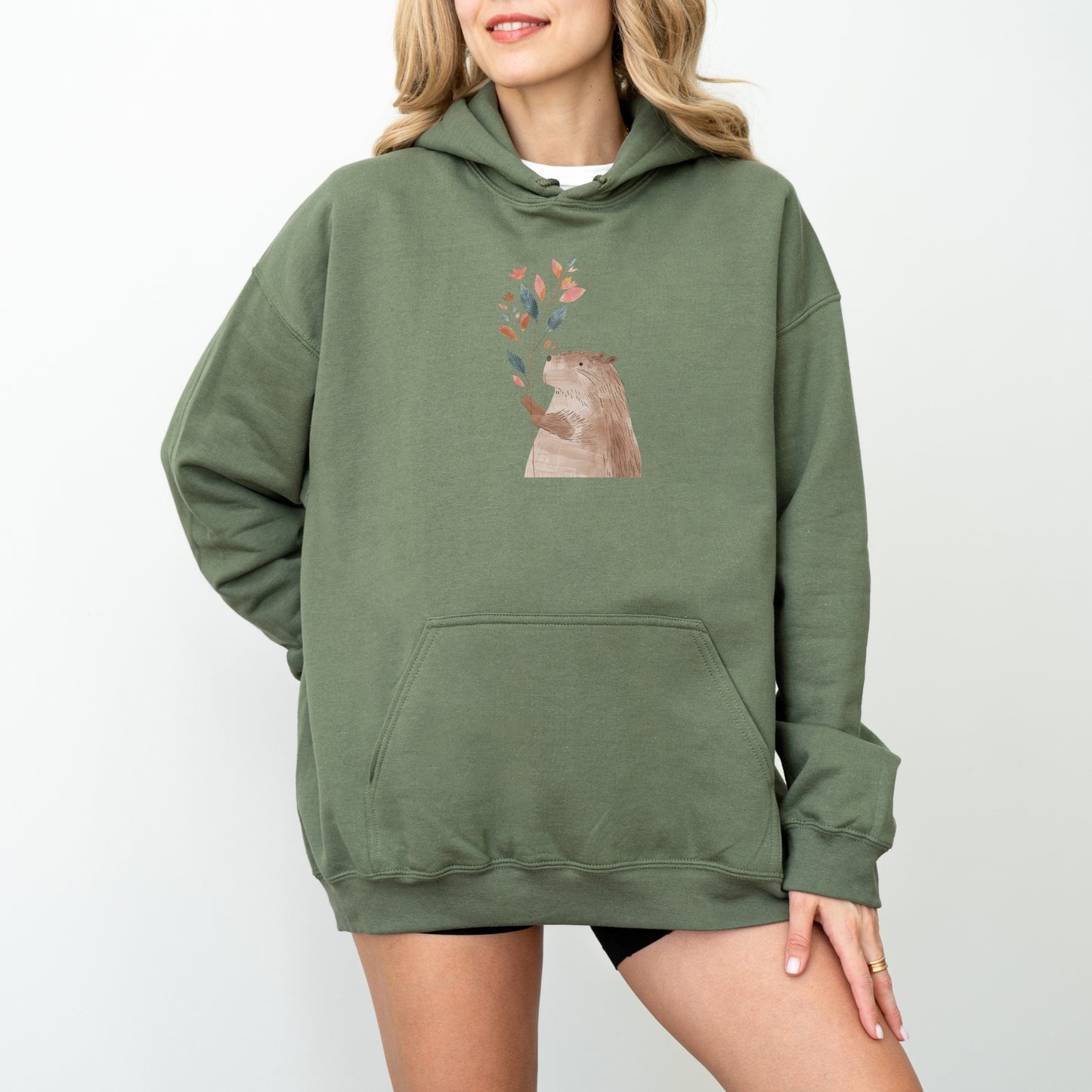 Capybara Cozy Hoodie - Unisex Heavy Blend Hooded Sweatshirt