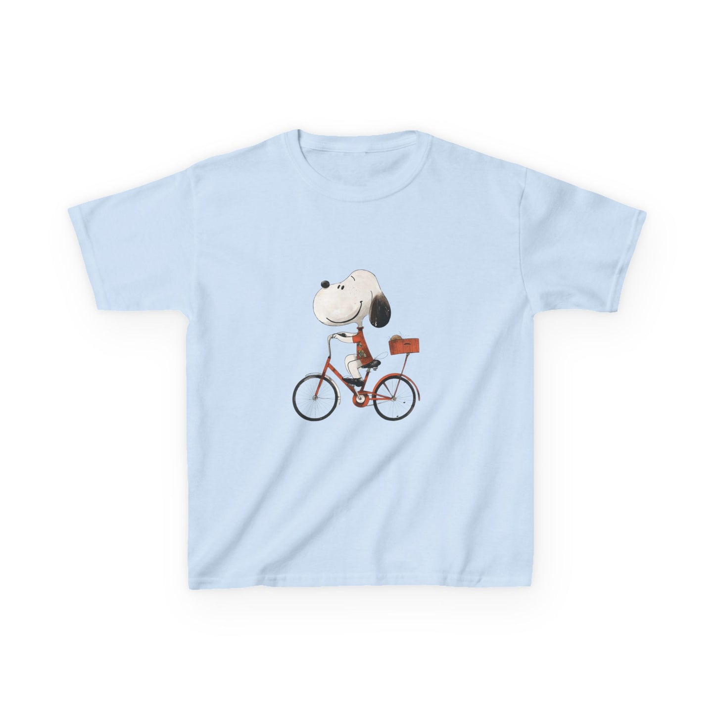 Kids' Snoopy Riding a Bike T-Shirt – Fun & Playful Design