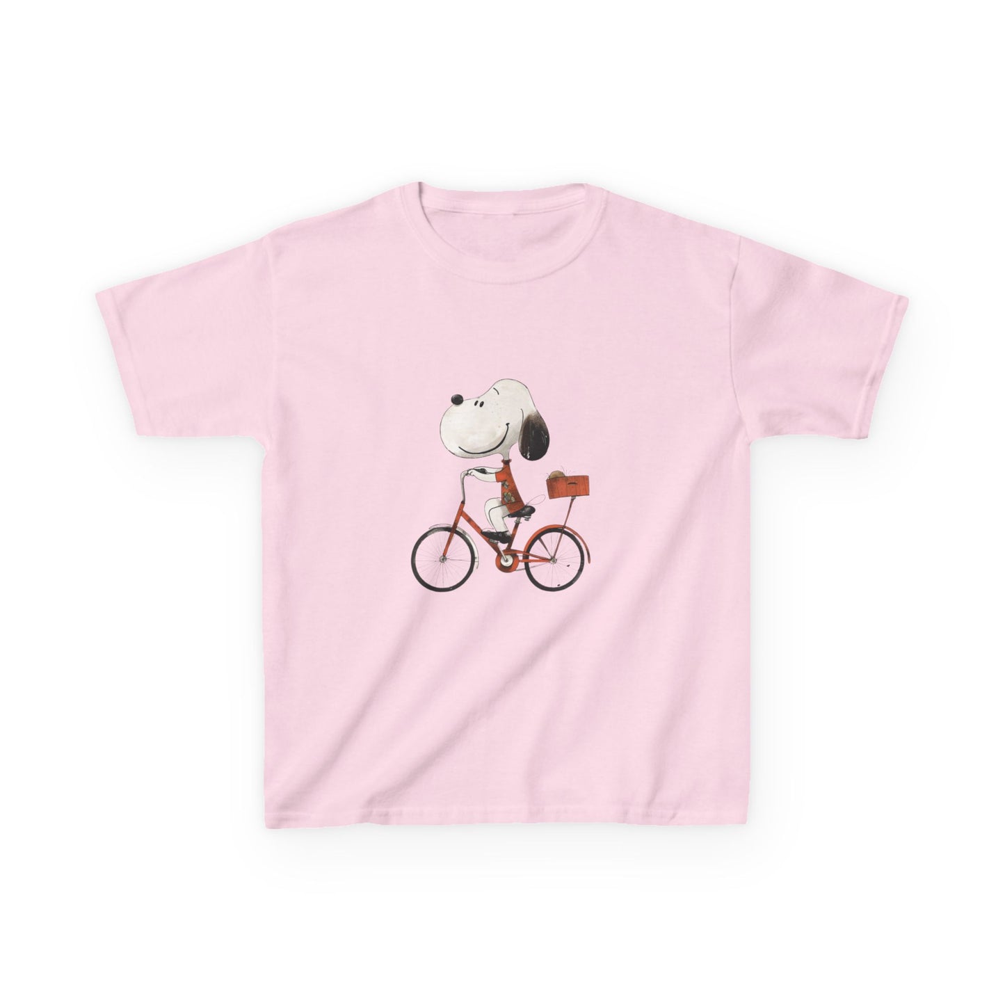 Kids' Snoopy Riding a Bike T-Shirt – Fun & Playful Design